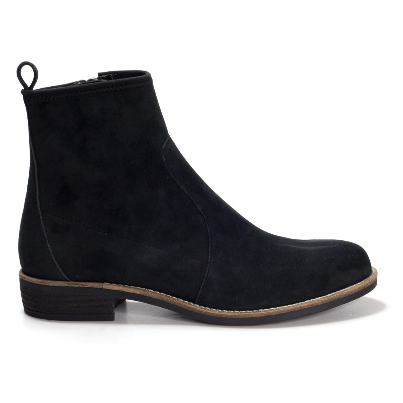 suede leather ankle boots